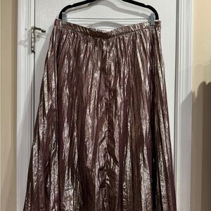 GAP Shiny Purple A-Line Skirt